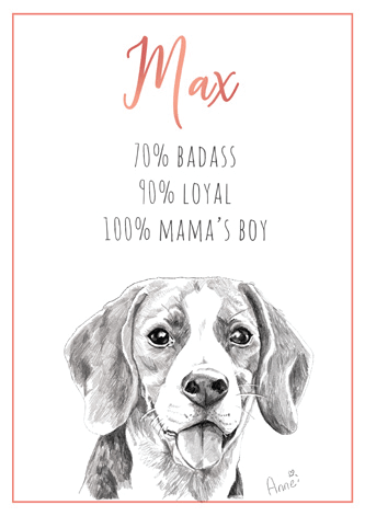 Beagle Max met eigenschappen